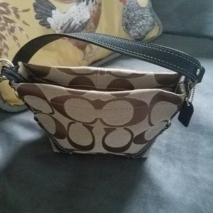 Coach Logo Canvass Bag